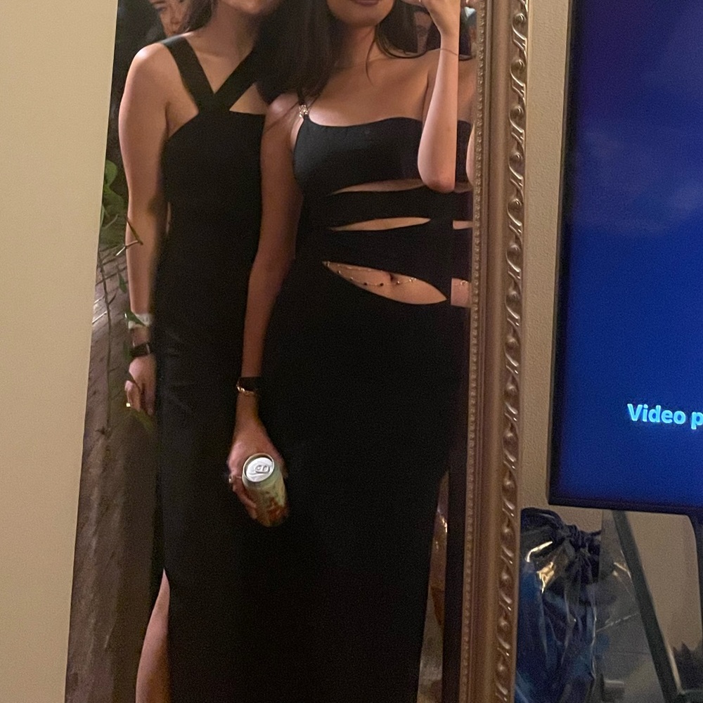 Jagger & Stone Black Maxi dress with cutouts